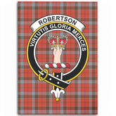 Robertson Weathered Tartan Crest Area Rug